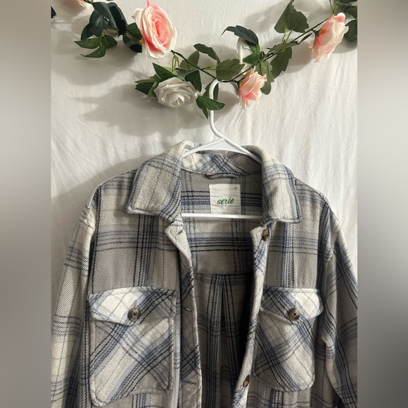 Aerie Oversized Shacket - Picture 2 of 3